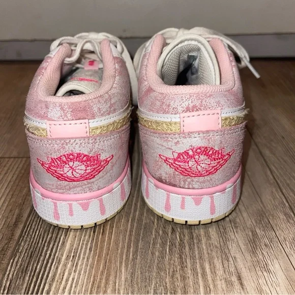 Nike Air Jordan 1 Low GS Big Kid Arctic Punch Paint Ice Cream CW7104-601 Youth 6